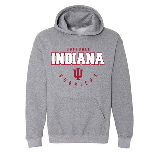 Indiana - NCAA Softball : Megan Gregory - Classic Shersey Hooded Sweatshirt-0