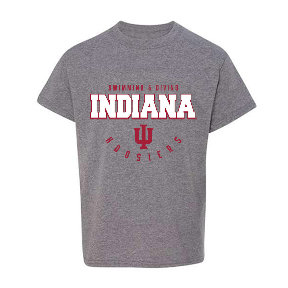 Indiana - NCAA Men's Swimming & Diving : Dylan Smiley - Classic Shersey Youth T-Shirt-0