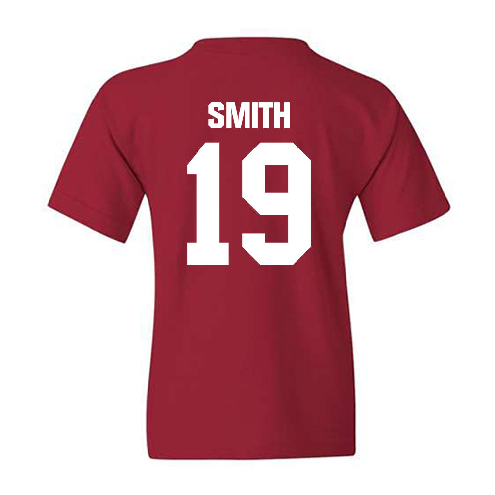 Indiana - NCAA Football : Zacharey Smith - Classic Shersey Youth T-Shirt-1