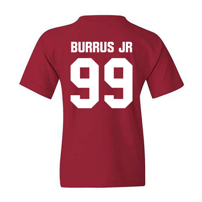 Indiana - NCAA Football : Tyrone Burrus Jr - Classic Shersey Youth T-Shirt-1