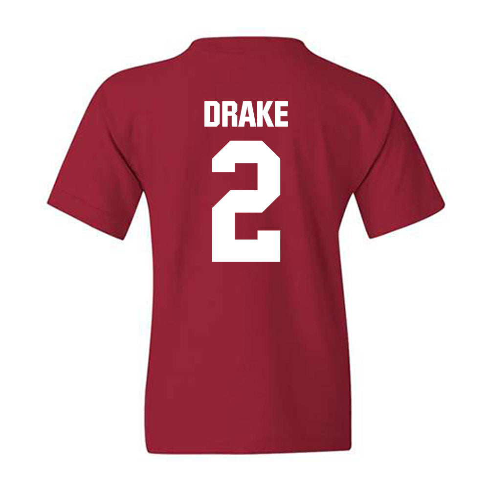 Indiana - NCAA Men's Basketball : Jason Drake - Classic Shersey Youth T-Shirt-1