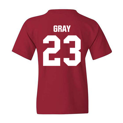 Indiana - NCAA Women's Volleyball : Victoria Gray - Classic Shersey Youth T-Shirt-1