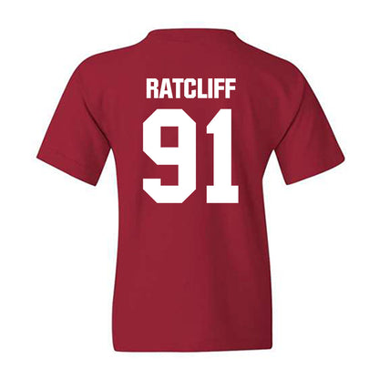 Indiana - NCAA Football : Dominique Ratcliff - Classic Shersey Youth T-Shirt-1