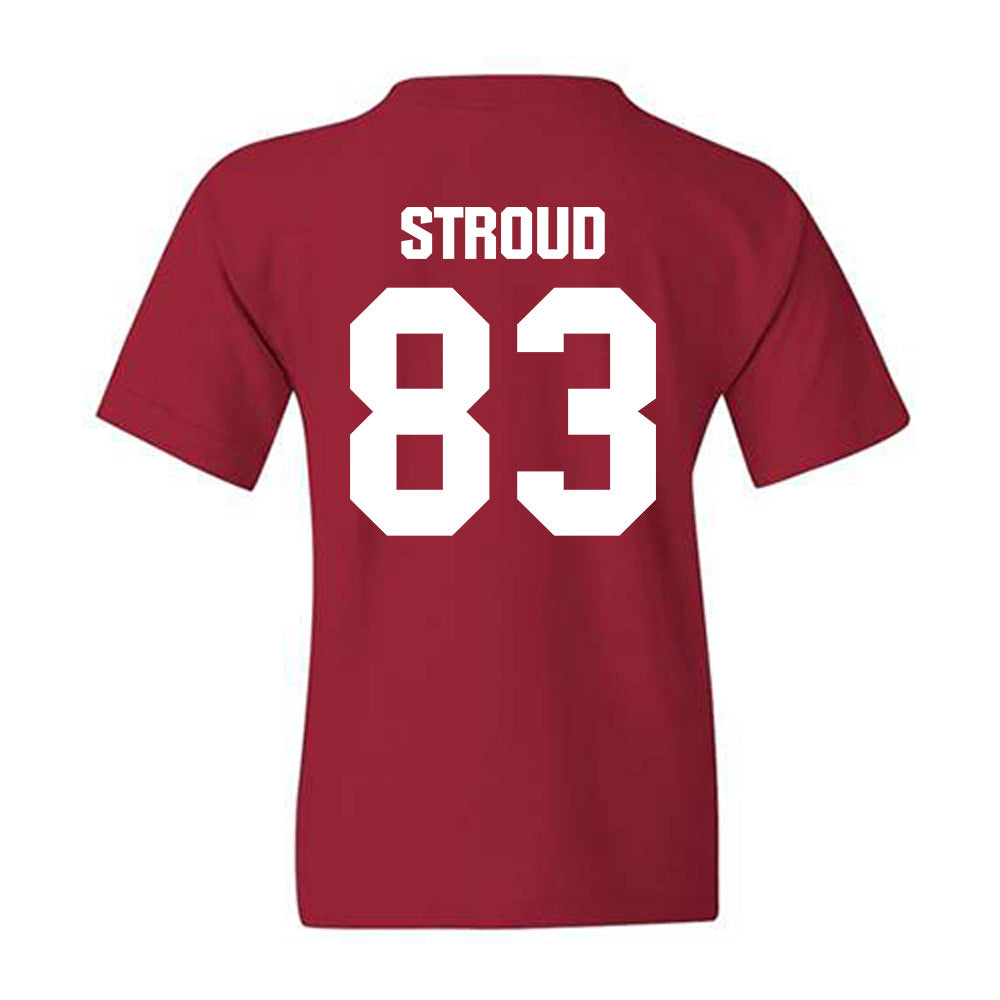 Indiana - NCAA Football : Hunter Stroud - Classic Shersey Youth T-Shirt-1