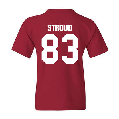 Indiana - NCAA Football : Hunter Stroud - Classic Shersey Youth T-Shirt-1
