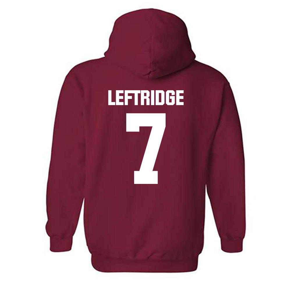 Indiana - NCAA Women's Volleyball : Hannah Leftridge - Classic Shersey Hooded Sweatshirt-1