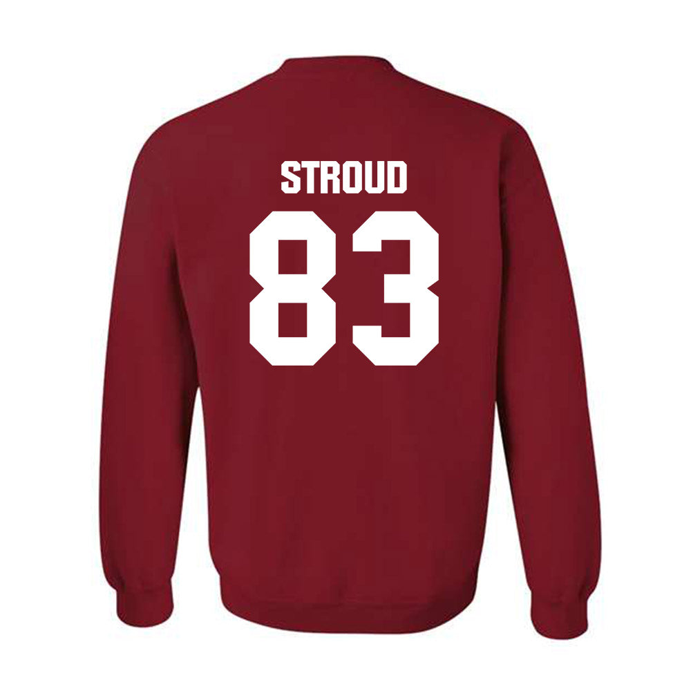 Indiana - NCAA Football : Hunter Stroud - Classic Shersey Crewneck Sweatshirt-1