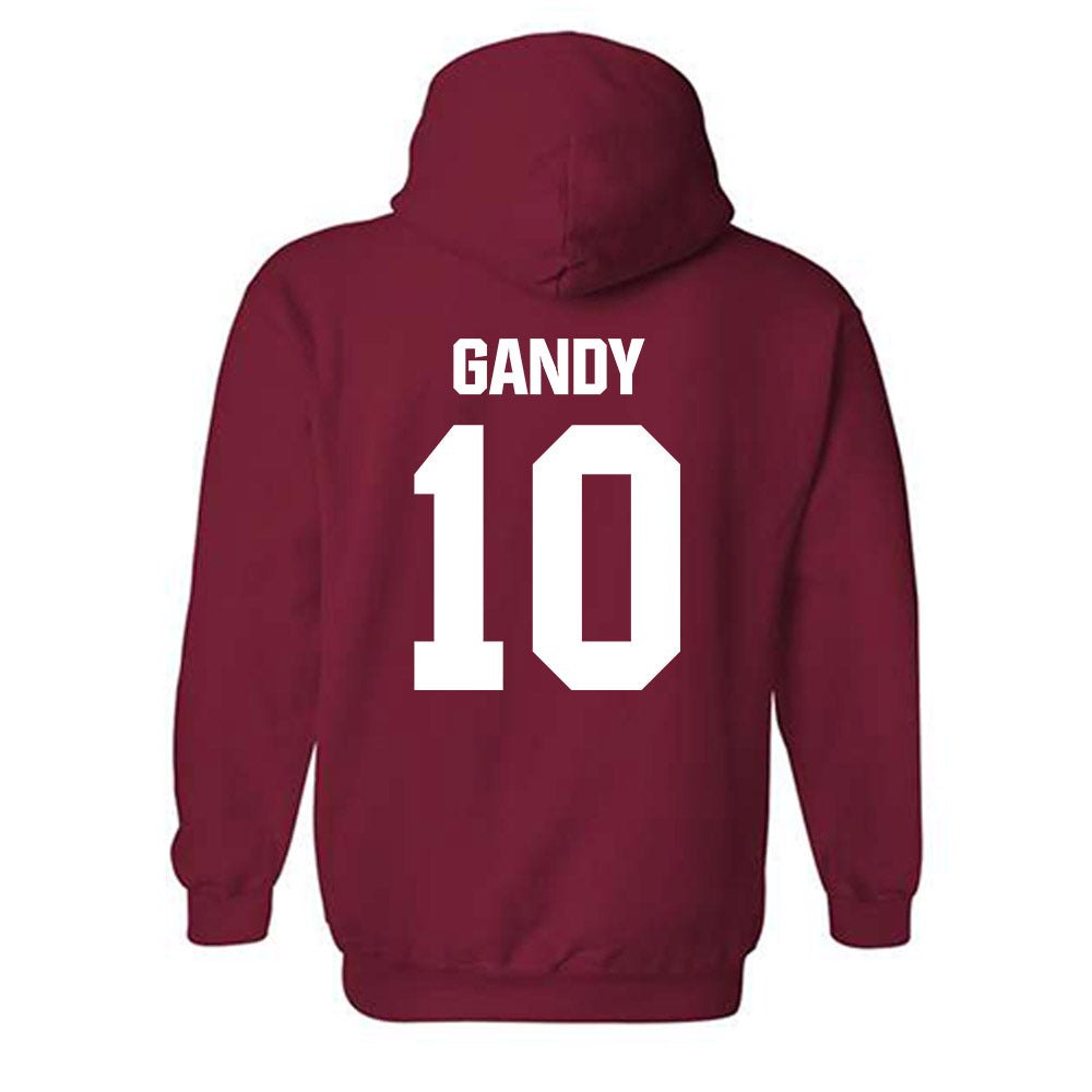 Indiana - NCAA Football : Ryland Gandy - Classic Shersey Hooded Sweatshirt-1