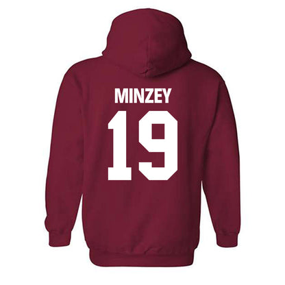 Indiana - NCAA Men's Soccer : Breckin Minzey - Classic Shersey Hooded Sweatshirt-1