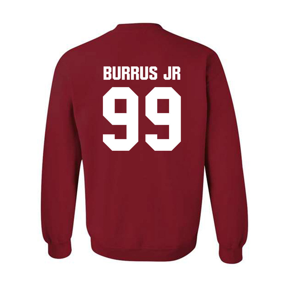 Indiana - NCAA Football : Tyrone Burrus Jr - Classic Shersey Crewneck Sweatshirt-1
