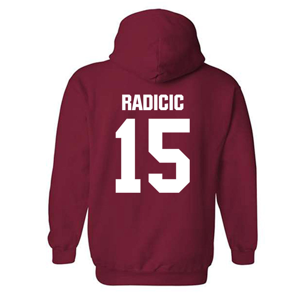 Indiana - NCAA Football : Nicolas Radicic - Classic Shersey Hooded Sweatshirt-1