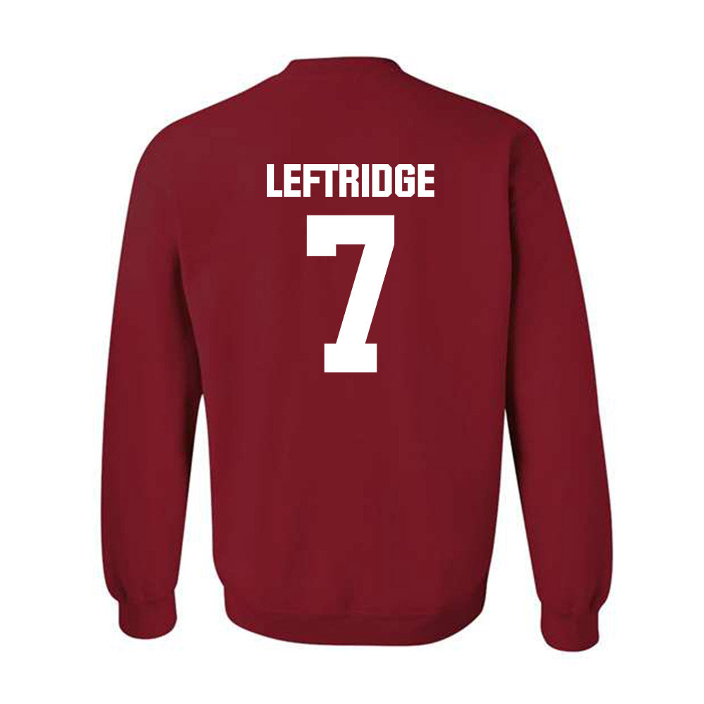 Indiana - NCAA Women's Volleyball : Hannah Leftridge - Classic Shersey Crewneck Sweatshirt-1
