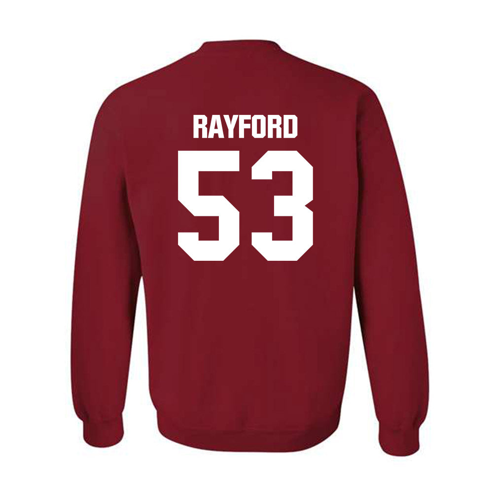 Indiana - NCAA Men's Basketball : Jordan Rayford - Classic Shersey Crewneck Sweatshirt-1
