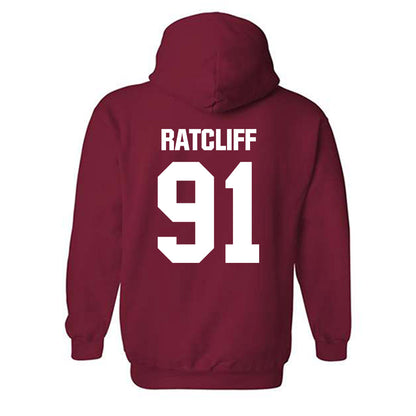 Indiana - NCAA Football : Dominique Ratcliff - Classic Shersey Hooded Sweatshirt-1