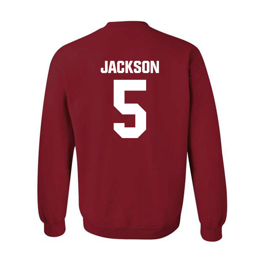 Indiana - NCAA Women's Volleyball : Audrey Jackson - Classic Shersey Crewneck Sweatshirt-1