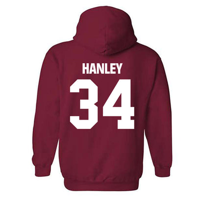 Indiana - NCAA Baseball : Jake Hanley - Classic Shersey Hooded Sweatshirt-1