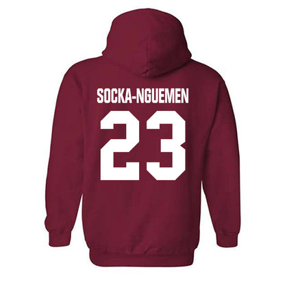 Indiana - NCAA Women's Basketball : Zania Socka-Nguemen - Classic Shersey Hooded Sweatshirt-1