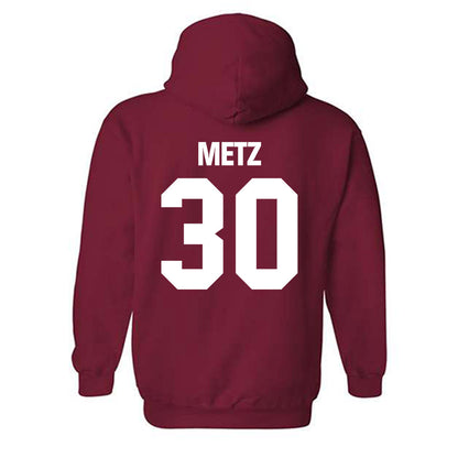 Indiana - NCAA Baseball : Blane Metz - Classic Shersey Hooded Sweatshirt-1