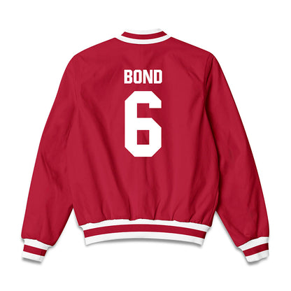Indiana - NCAA Football : LeBron Bond - Bomber Jacket-1
