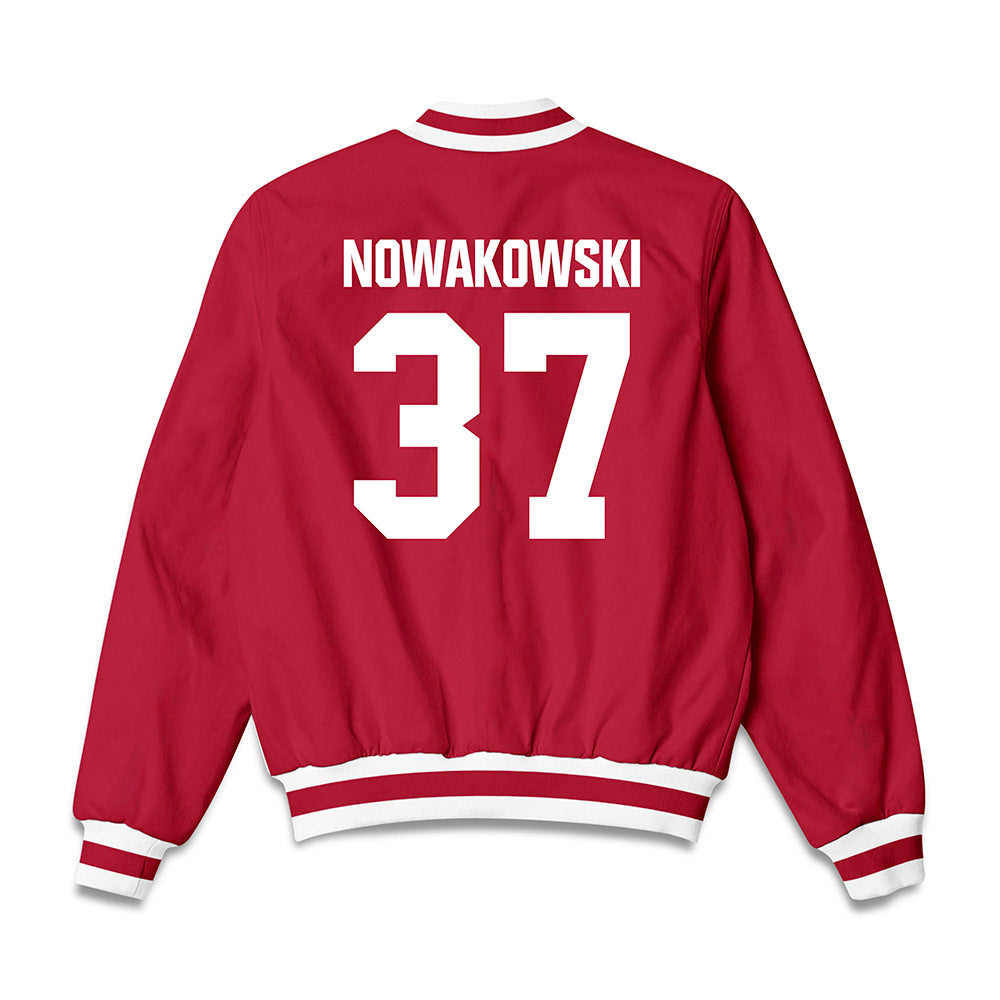 Indiana - NCAA Football : Riley Nowakowski - Bomber Jacket-1