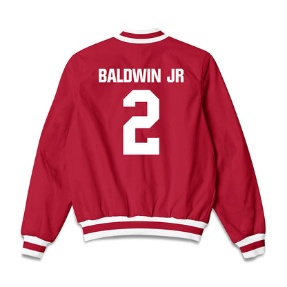 Indiana - NCAA Football : Byron Baldwin Jr - Bomber Jacket-1