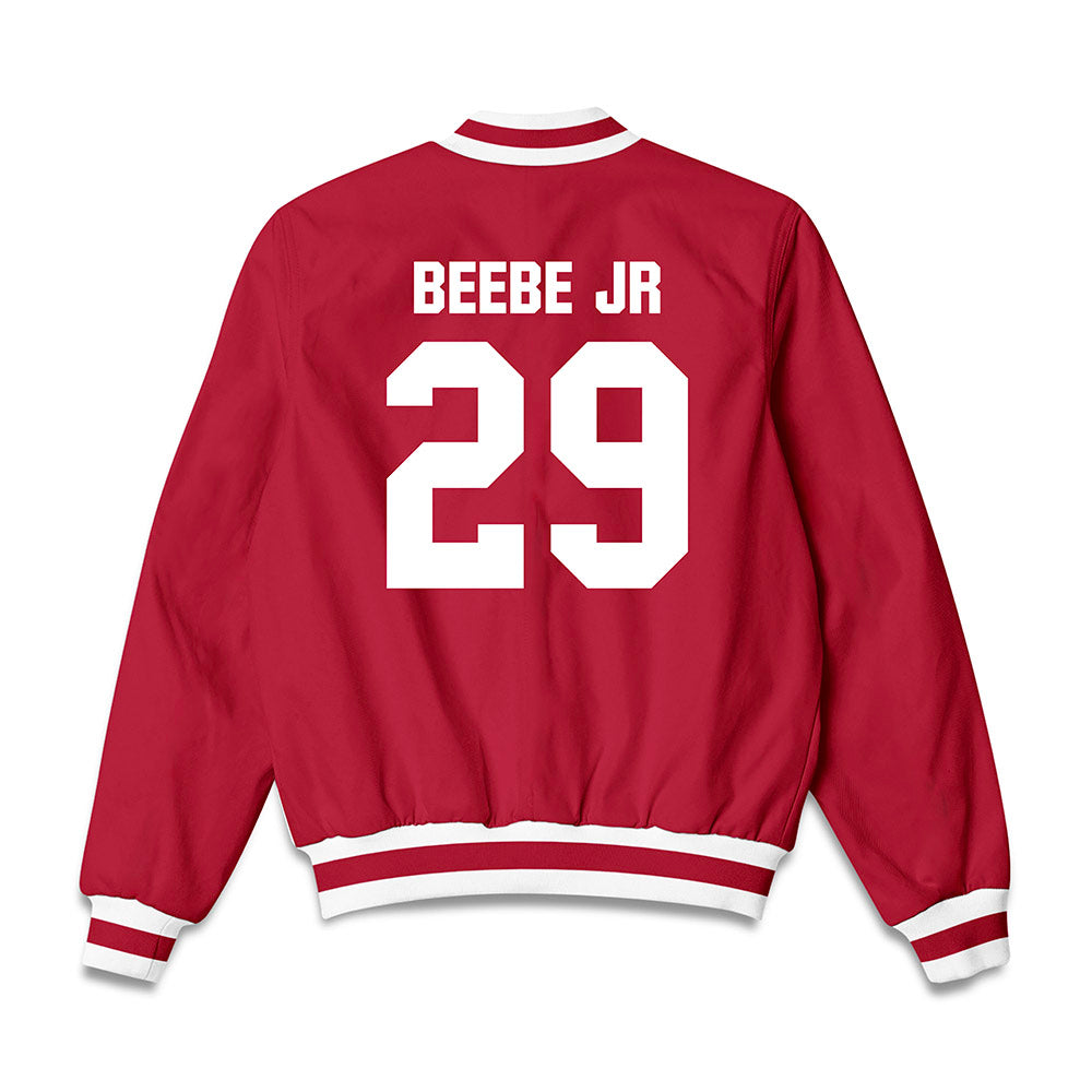 Indiana - NCAA Football : Lee Beebe Jr - Bomber Jacket-1