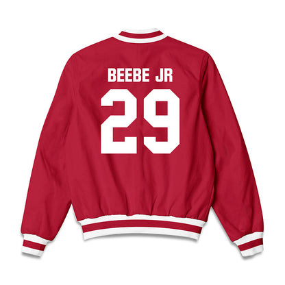 Indiana - NCAA Football : Lee Beebe Jr - Bomber Jacket-1