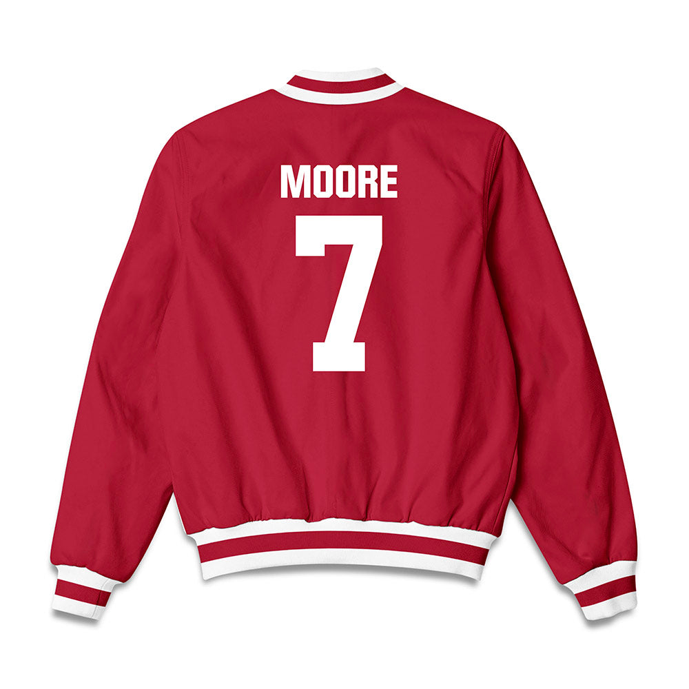 Indiana - NCAA Football : Louis Moore - Bomber Jacket-1