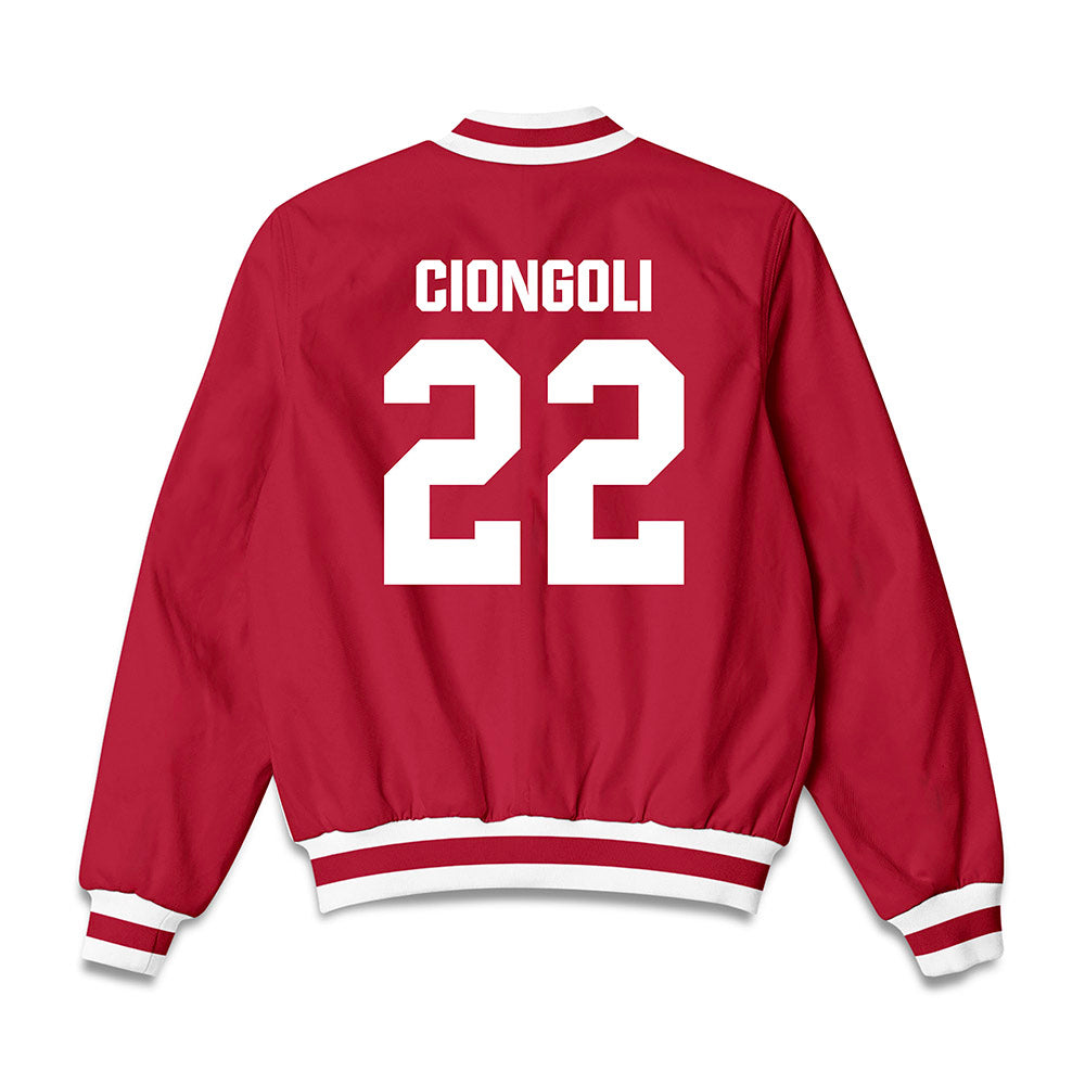 Indiana - NCAA Football : Ace Ciongoli - Bomber Jacket-1