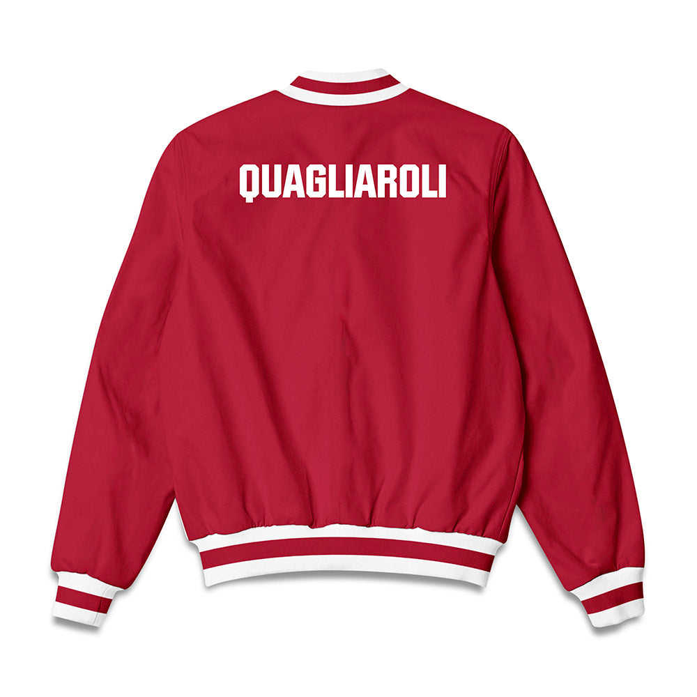 Indiana - NCAA Men's Cross Country : Sam Quagliaroli - Bomber Jacket-1