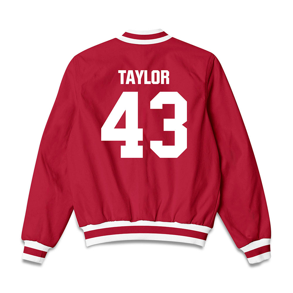 Indiana - NCAA Football : Bryce Taylor - Bomber Jacket-1