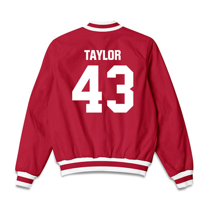 Indiana - NCAA Football : Bryce Taylor - Bomber Jacket-1