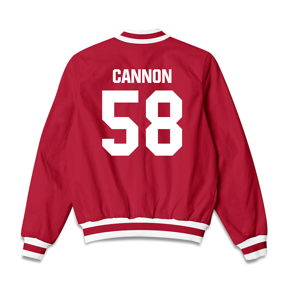 Indiana - NCAA Football : Aden Cannon - Bomber Jacket-1