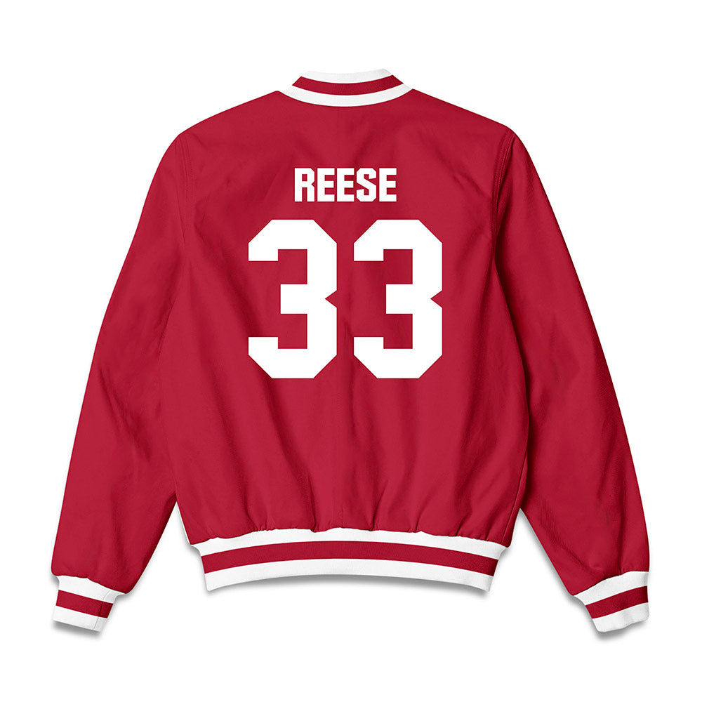 Indiana - NCAA Football : Garrett Reese - Bomber Jacket-1