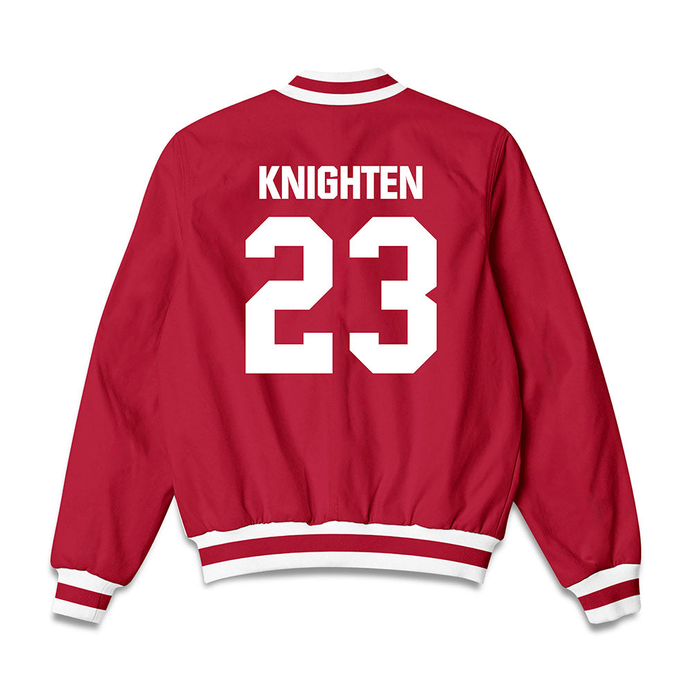Indiana - NCAA Football : Amariyun Knighten - Bomber Jacket-1