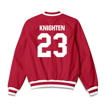 Indiana - NCAA Football : Amariyun Knighten - Bomber Jacket-1