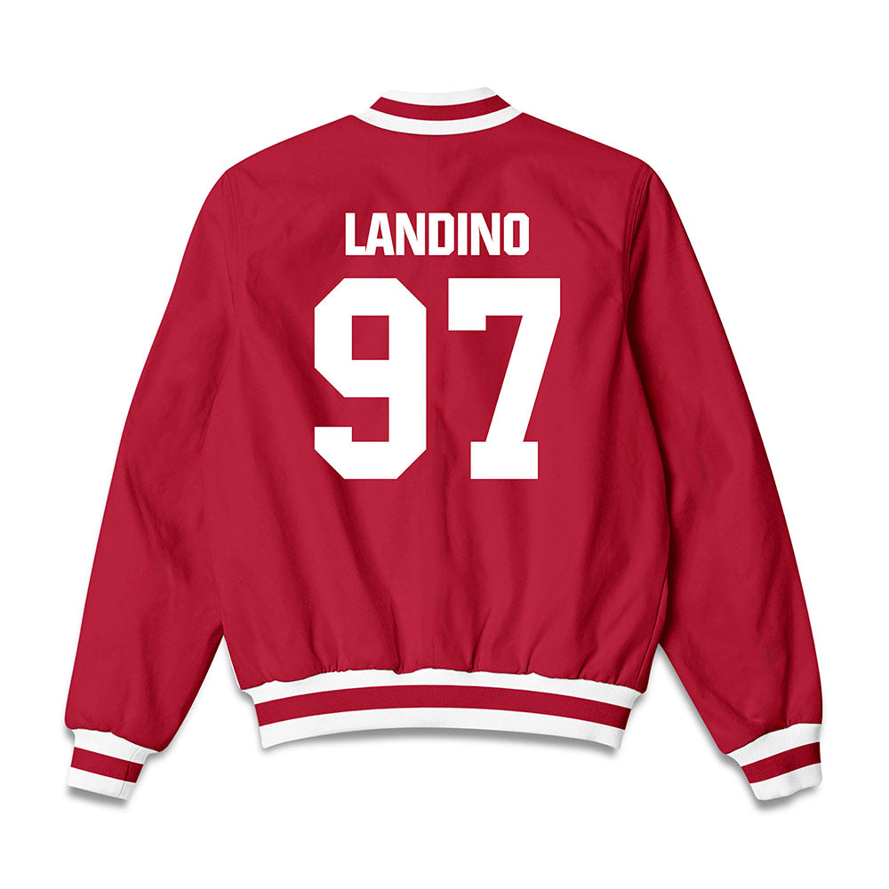 Indiana - NCAA Football : Mario Landino - Bomber Jacket-1