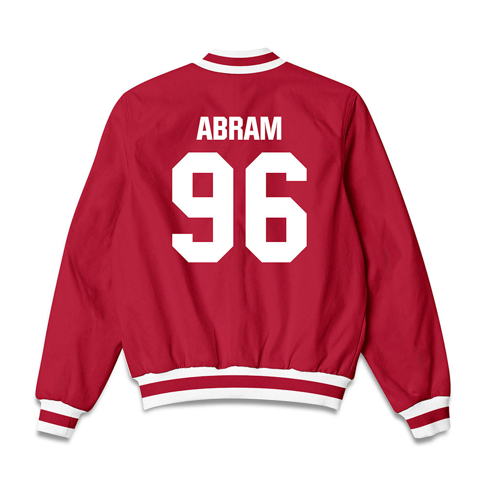 Indiana - NCAA Football : Triston Abram - Bomber Jacket-1