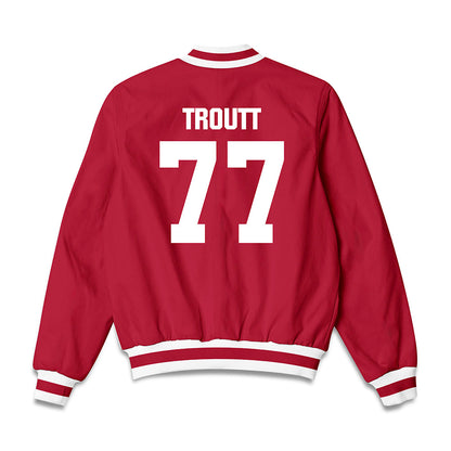 Indiana - NCAA Softball : Ella Troutt - Bomber Jacket-1