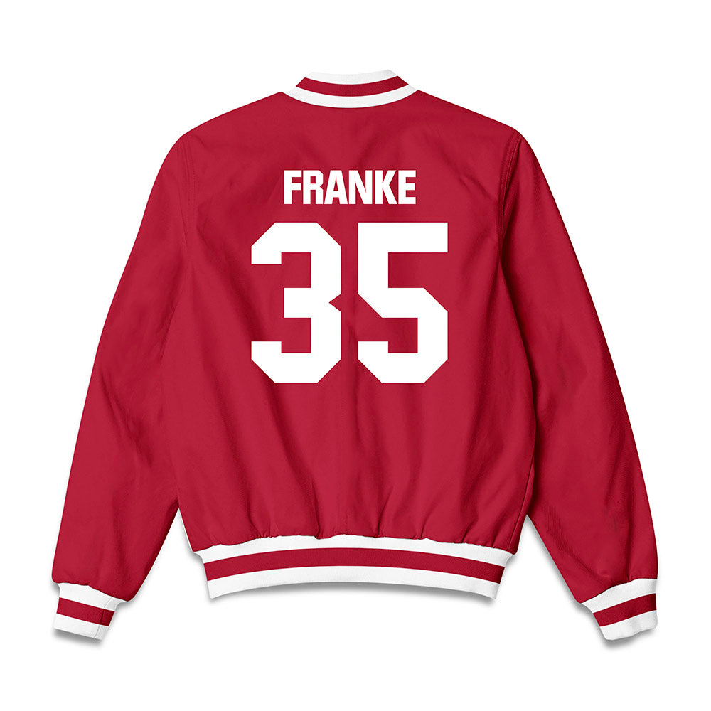 Indiana - NCAA Football : Brendan Franke - Bomber Jacket-1