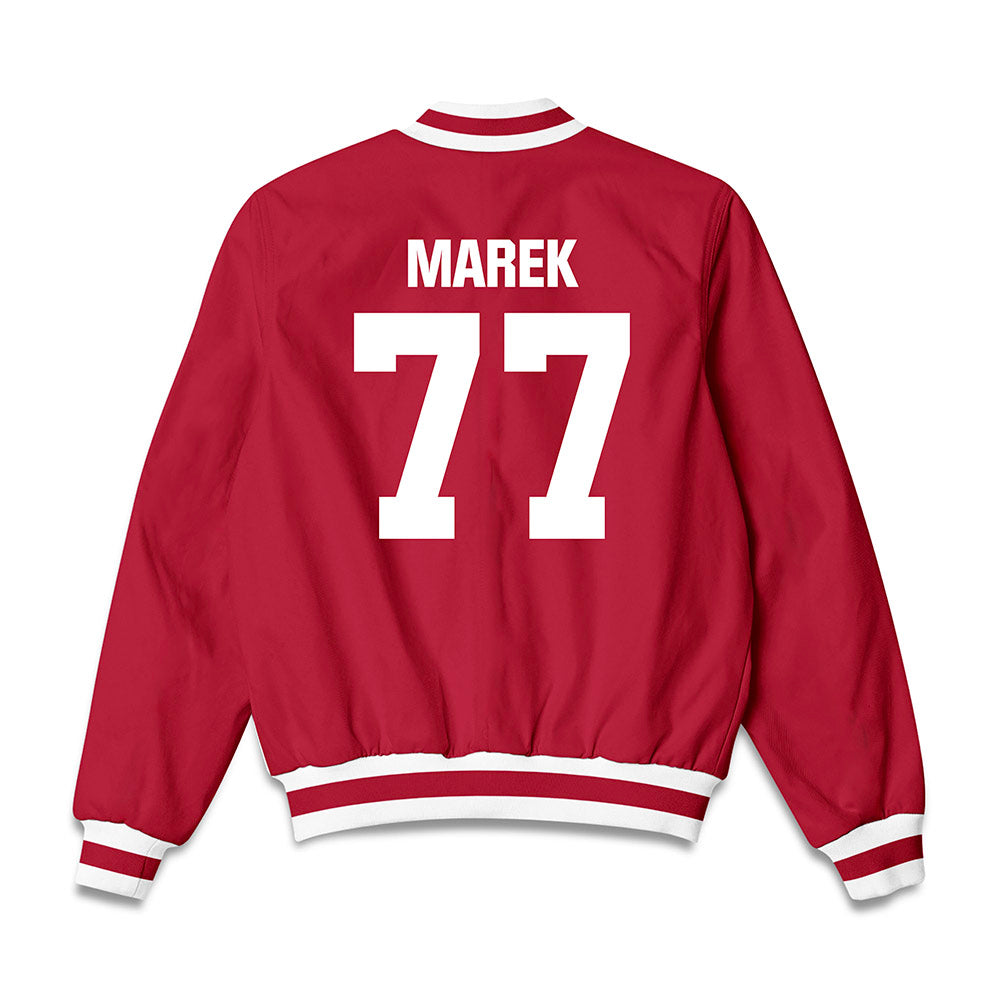 Indiana - NCAA Football : Matt Marek - Bomber Jacket-1