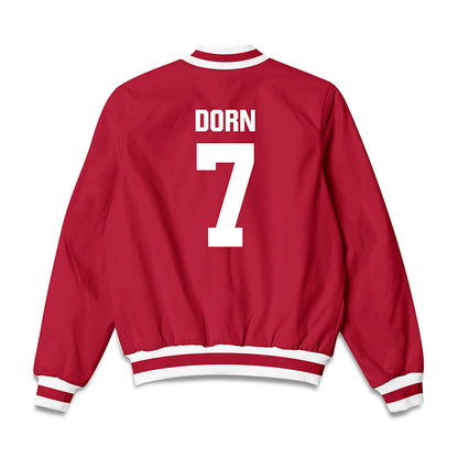 Indiana - NCAA Men's Basketball : Nicholas Dorn - Bomber Jacket-1