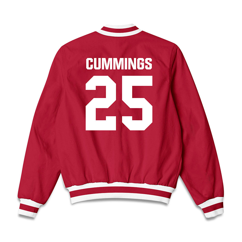 Indiana - NCAA Women's Volleyball : Jaide Cummings - Bomber Jacket-1