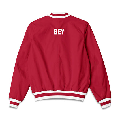 Indiana - NCAA Men's Swimming & Diving : Josh Bey - Bomber Jacket-1