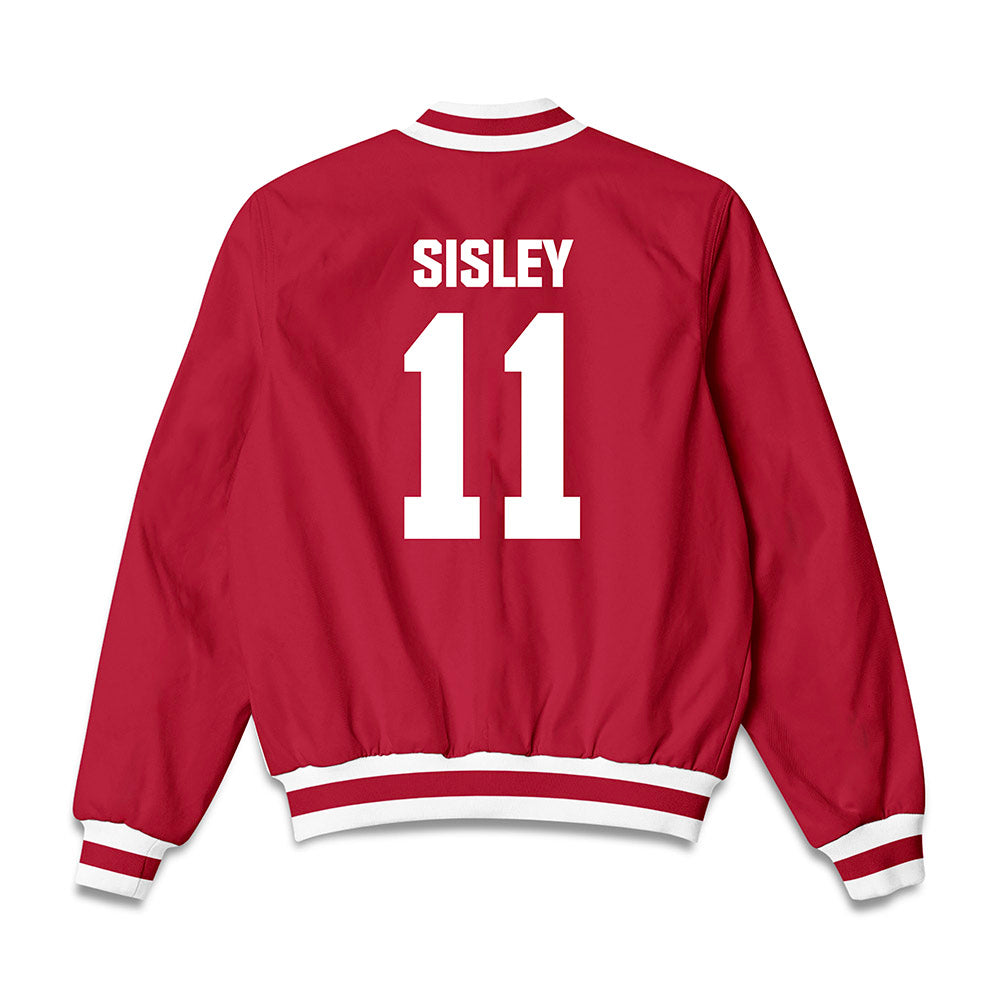Indiana - NCAA Men's Basketball : Trent Sisley - Bomber Jacket-1