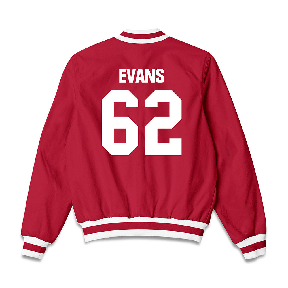Indiana - NCAA Football : Drew Evans - Bomber Jacket-1