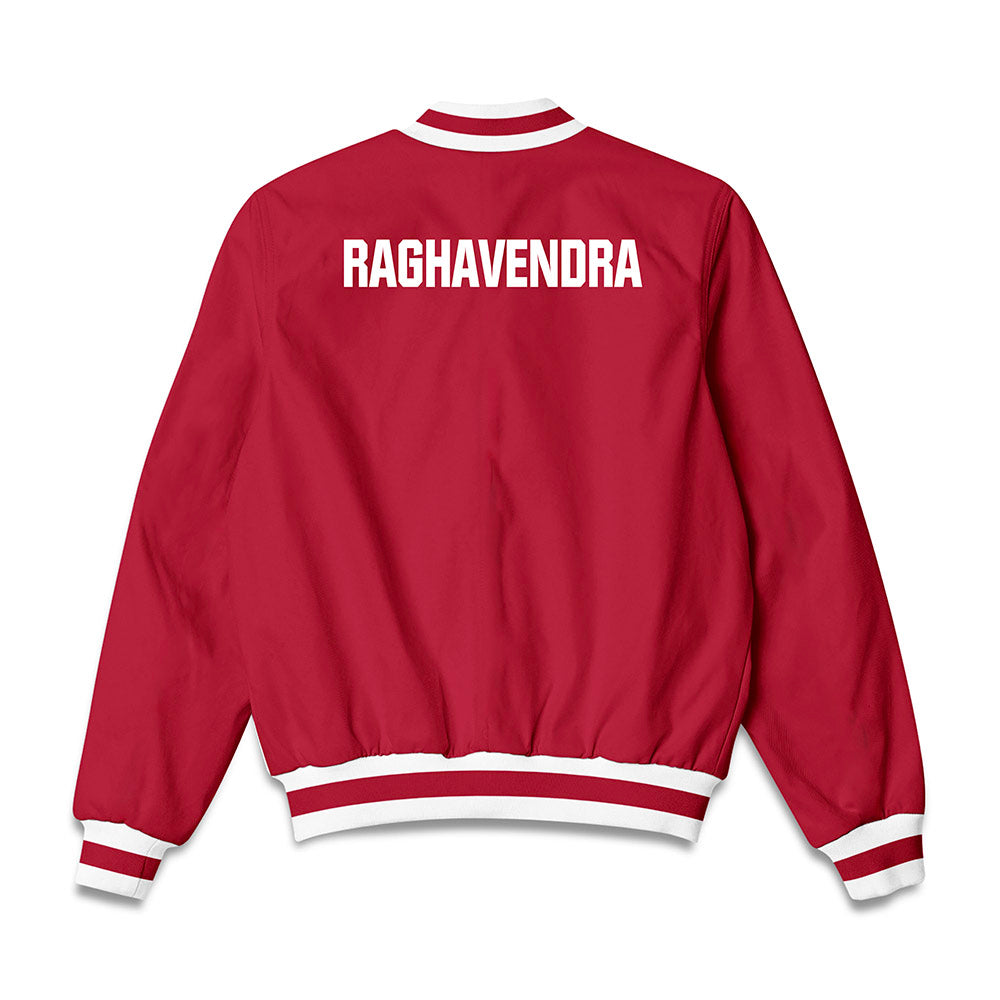 Indiana - NCAA Men's Tennis : Karan Raghavendra - Bomber Jacket-1