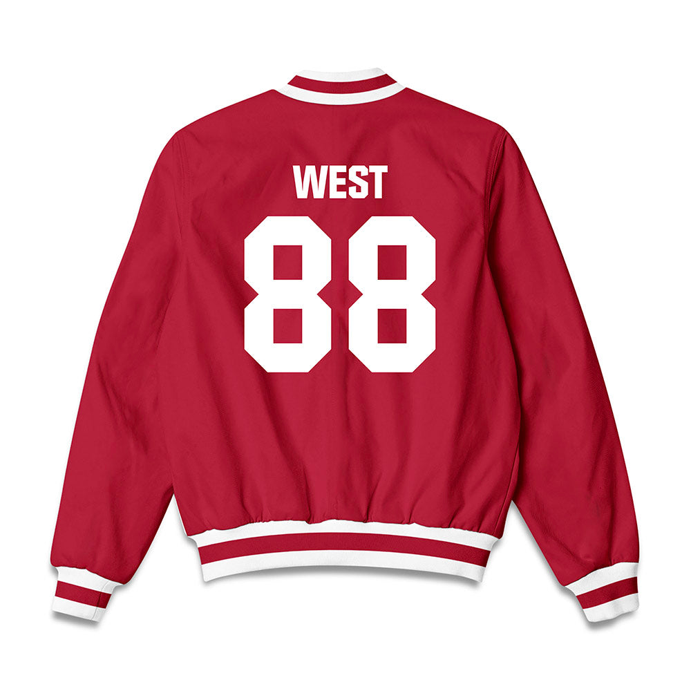Indiana - NCAA Football : Sam West - Bomber Jacket-1