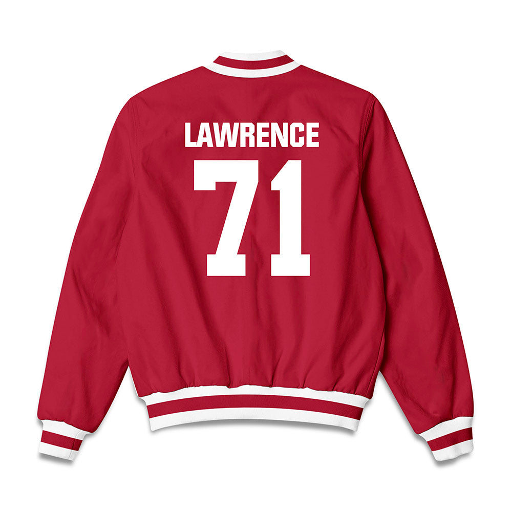 Indiana - NCAA Football : Evan Lawrence - Bomber Jacket-1