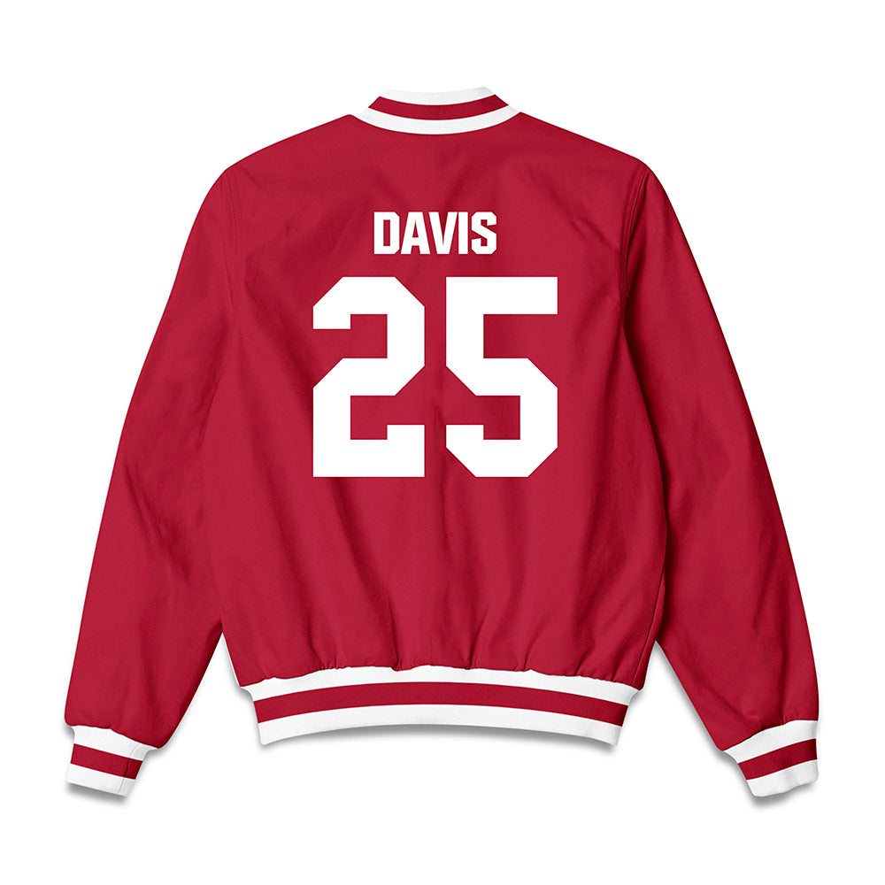Indiana - NCAA Women's Field Hockey : Ella Davis - Bomber Jacket-1